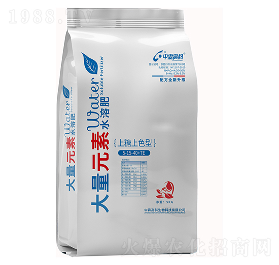 ������ɫ�ʹ���Ԫ��ˮ�ܷ�5-15-40+TE-���ظ߿�