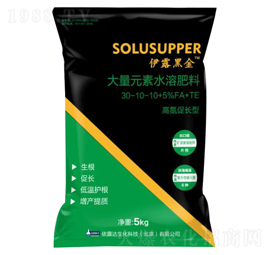 �ߵ����L(zh��ng)�ʹ���Ԫ��ˮ�ܷ���30-10-10+5%FA+TE-��¶�ڽ�-��¶�_(d��)