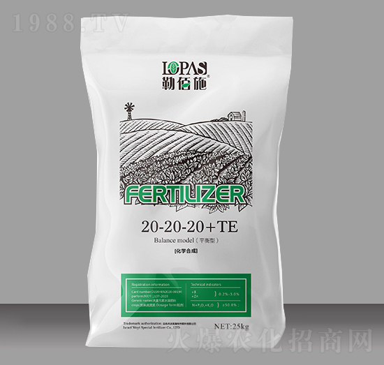 25kgƽ���ʹ���Ԫ��ˮ�ܷ���20-20-20+TE-�հ�ʩ-����ʩ
