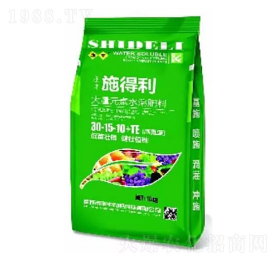 �ߵ��ʹ���Ԫ��ˮ�ܷ�30-15-10+TE-ʩ����-���S�r(n��ng)��