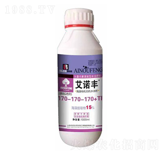 海藻有機無機水溶肥170-170-170+TE-艾諾豐-百樂邦