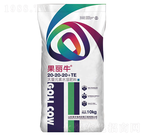 大量元素水溶肥20-20-20+TE-果麗牛-菜鄉(xiāng)品牌