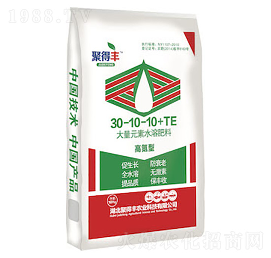 �ߵ��ʹ���Ԫ��ˮ�ܷ���30-10-10+TE-�۵��S�r(n��ng)�I(y��)