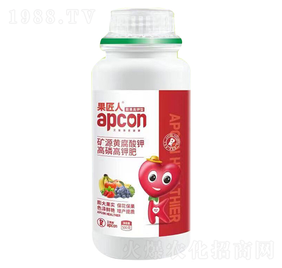 500g礦源黃腐酸鉀高磷高鉀肥-果匠人-艾康作物