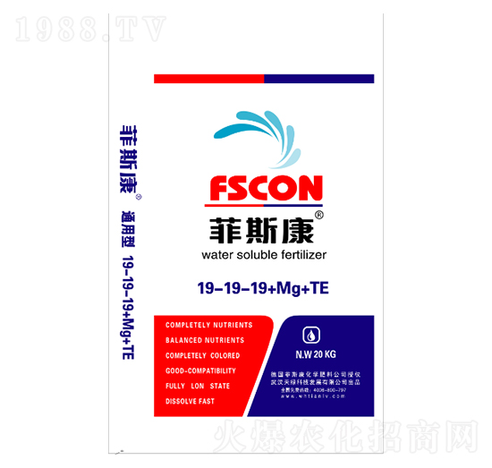 ����Ԫ��ˮ�ܷ���19-19-19+Mg+TE-��˹��-��G�Ƽ�