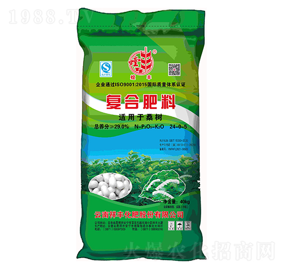桑樹適用復(fù)合肥料24-0-5-螳豐-弘祥化工