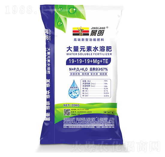 ����Ԫ��ˮ�ܷ���19-19-19+Mg+TE-����-���m��