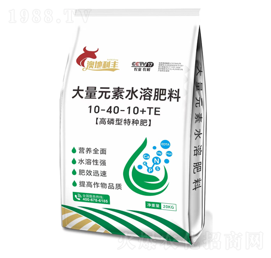 20kg�ߵ��ʹ���Ԫ��ˮ�ܷ���10-40-10+TE-�ĵ����S-���r(n��ng)����