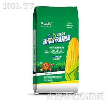 25kg長效緩釋肥料28-13-10-增效釋網(wǎng)膜-先豐達