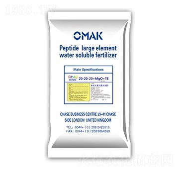 多肽大量元素水溶肥料20-20-20+MgO+TE-歐瑪克-方護(hù)作物