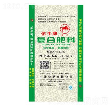 佑牛牌復(fù)合肥料25-13-7-中盈化肥